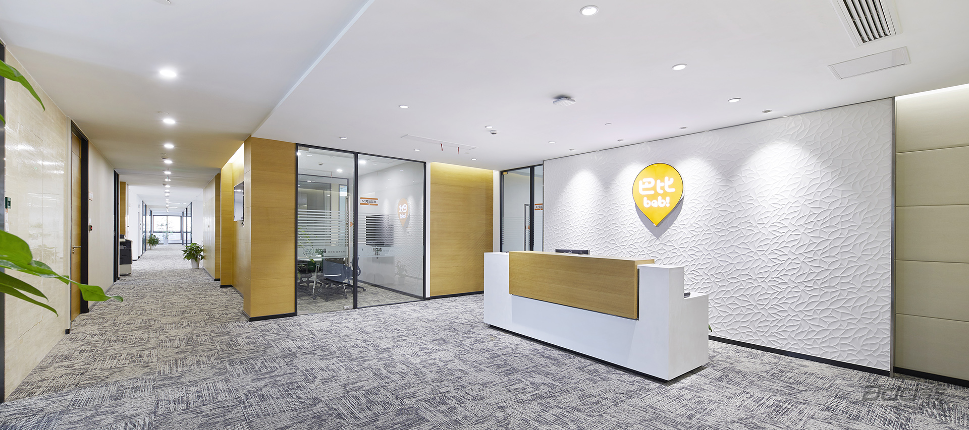巴比食品創(chuàng)意園區(qū)設計裝修 辦公樓前廳-pc